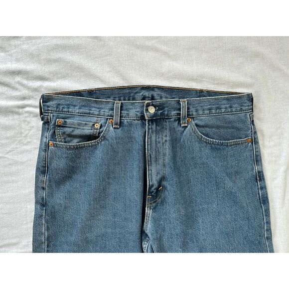 Men's Levi Strauss & CO 505 Jeans, W38 L34, Straight Leg, Work Jeans - Picture 3 of 9